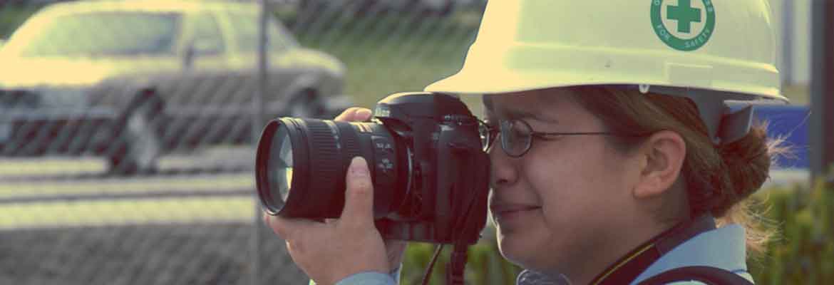 construction worker camera