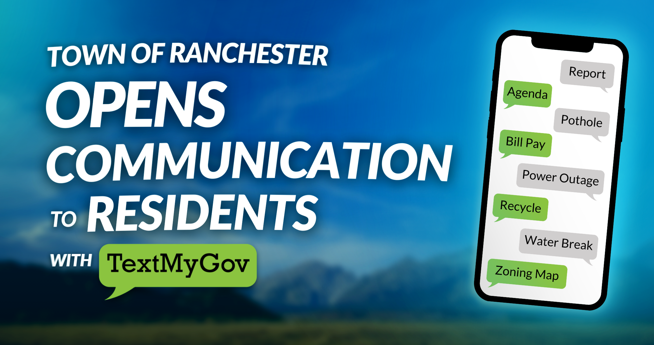 Featured image for “Town of Ranchester Opens Communication to Residents with TextMyGov”