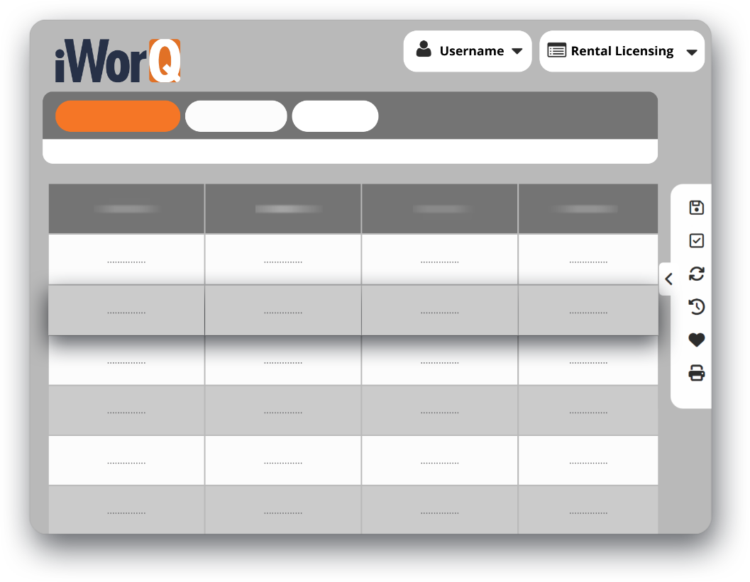 iWorQ Rental Licensing Software