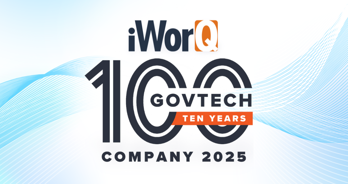 iWorQ logo & GovTech100 logo