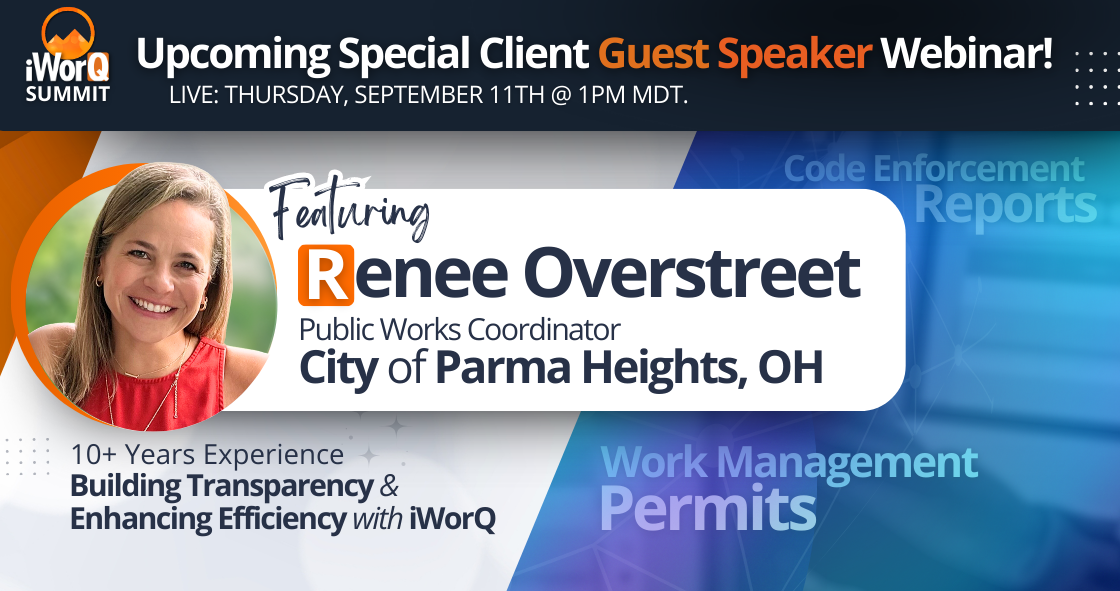Upcoming Special Client Guest Speaker Webinar! Live 8/11/2025 with City of Parma, OH.