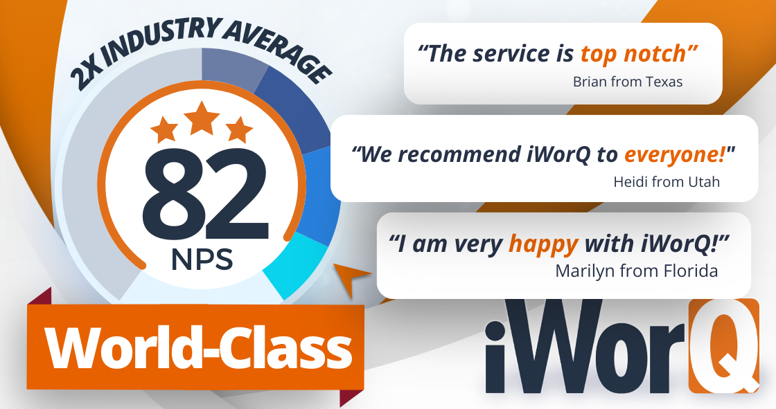 Featured image for “iWorQ Earns World-Class NPS of 82 in 2025”