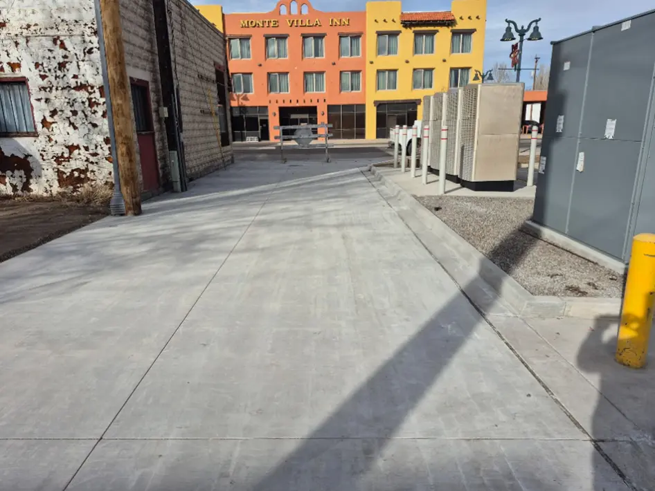 An alley project to improve drainage and overall look for tourism. iWorQ Systems was used to track this work.