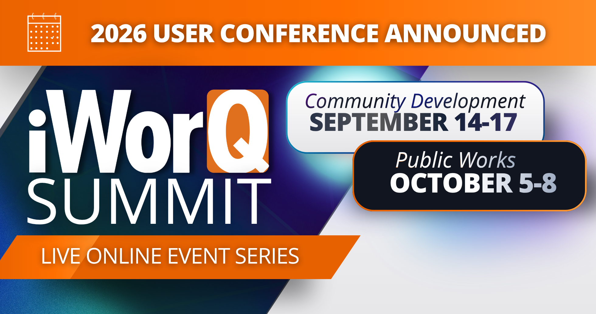Featured image for “2026 iWorQ User Conference Dates Announced”