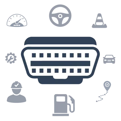 Plug-and-play device used to collect vehicle data and deliver it into the Locate Me Safe system.